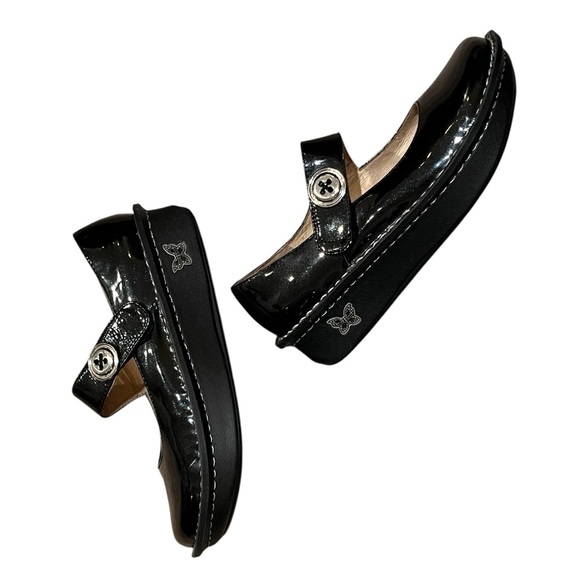 Alegria Paloma Mary Jane Shimmery Patent Leather — Size 37 7/7.5 US - Picture 2 of 15